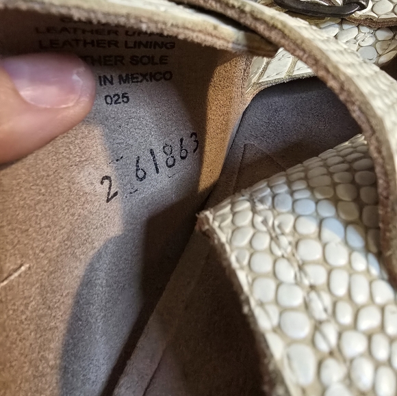 Freebird by Steven Caprice Sandals Snake Animal Print Leather Size 9 - Picture 8 of 8